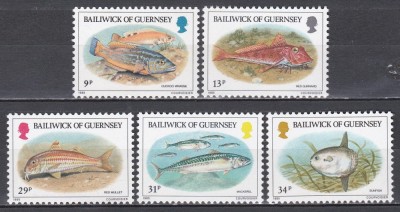 Guernsey 1985 - Pești, MNH foto