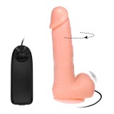 Vibrator Dong Vibe and Rotating Skin 20cm