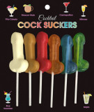 Set 6 Acadele in Forma de Penis cu Aroma de Cocktail-uri, Kheper Games