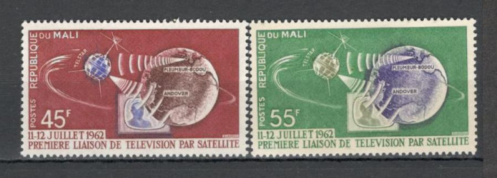 Mali.1962 Cosmonautica-Transmisiune de televiziune prin satelit DM.16