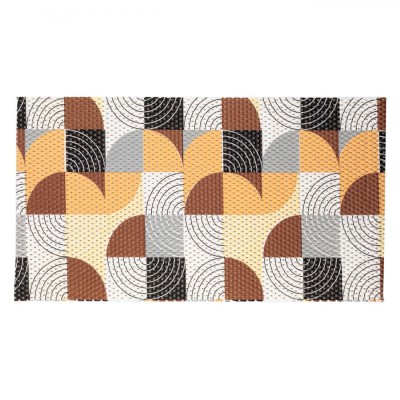 Covoraș Antiderapant Baie, Model Multicolor, 39x70 cm, PVC foto