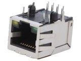 Conector RJ45 ecranat Cat 5e 8p8c THT