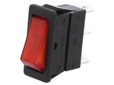 Rocker Switch 16A 250V AC 6.3x0.8mm Connectors foto