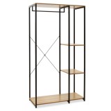 Cumpara ieftin Cuier Intrare Ramon Oak - Negru 90.5x41x167 cm