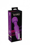 Aparat de masaj terapeutic cu vibratii Deep Wand, Violet, 25.3 cm