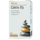 Calciu D3 (formula citrat) Alevia, 30 comprimate
