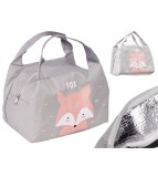 Geanta Termoizolanta, Pentru Picnic Sau Plaja, model vulpe, 21.5 x 14.5 x 15.5cm