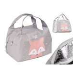 Geanta Termoizolanta, Pentru Picnic Sau Plaja, model vulpe, 21.5 x 14.5 x 15.5cm