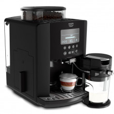 Espressor automat Krups EA819N10 Arabica Latte, 1450 W, 15 bari, 1.7 L, display, accesoriu pentru lapte, Negru