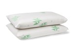Cumpara ieftin Set 2 Perne Memory Foam 40x70 cm Aloe Vera