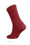 Șosete subțiri de bumbac, DiWaRi Classic 000, Bordo, 27 (42-43)