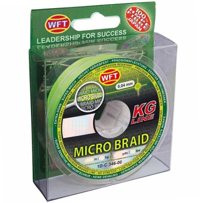 Fir Textil WFT Micro Braid UV Verde, 150m, 0.03mm foto