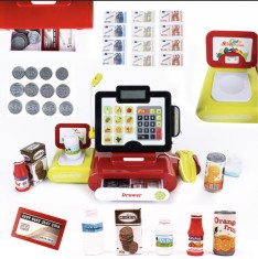 CASA DE MARCAT PENTRU SUPERMARKET CU MICROFON RO?U-VERDE foto