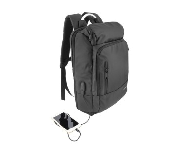 Rucsac laptop Tellur Business L, cu port USB, 17.3, negru foto