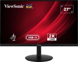 Monitor LED Viewsonic VG2709-2K-MHDU-2 27 inch 2560x1440 IPS 100Hz USB-C 98W Negru 3 ani Garantie