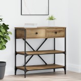 vidaXL Masa Consolă Stejar Artisan 75x34.5x75 cm Lemn prelucrat