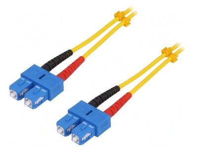Patch Cord Fibră Optică OS2 SC/UPC 10m LSZH foto