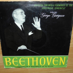 BEETHOVEN -SIMFONIA NR.6 PASTORALA IN FA MAJOR -DISC VINIL ANUL 1960