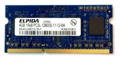 Memorie laptop Sodimm ELPIDA 4Gb DDR3 1600Mhz PC3L-12800S,1.35V, foto