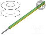 Cablu &Ouml;LFLEX&reg; HEAT 260 SC 1x10AWG Cu PTFE verde-galben LAPP