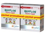 Pachet 1+1 Refflor Forte Copii Hyllan, Supliment Alimentar pentru Tranzit Intestinal, 2 x 10 plicuri