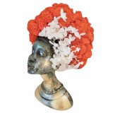 Aranjament cu licheni in vaza tip statueta Marica, Eventissimi, Multicolor, 25 cm, Personalizabil Cromatic