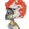 Aranjament cu licheni in vaza tip statueta Marica, Eventissimi, Multicolor, 25 cm, Personalizabil Cromatic