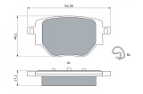 BOSCH 0 986 424 988 set placute frana,frana disc