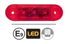 Led Lampi de marcaj Remorca Camion Caravana Rosu E9 12v 24v
