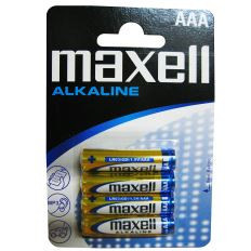 Baterii Alkaline Maxell AAA 1.5V 4 bucati foto