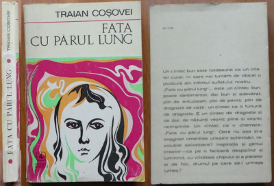Traian Cosovei, Fata cu parul lung, 1972, editia 1 cu autograf consistent foto