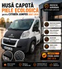 Husa Capota Piele Ecologica Jumper 2007-2013 Negru Protectie Auto