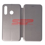 Husa Flip Cover Huawei P30 Lite, Round, Fossil Gray