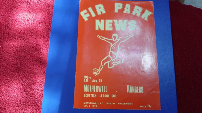 Program Motherwell - Rangers