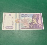 Bancnota 5000 lei martie 1992