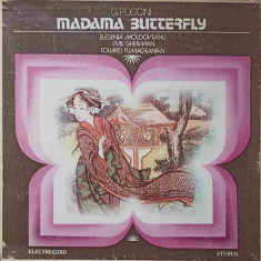 Disc vinil, LP. MADAMA BUTTERFLY. SETBOX 3 DISCURI VINIL-G. Puccini, Eugenia Moldoveanu, Emil Gherman, Eduard Tu