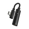 Adaptor Audio USB-C la 3.5mm HOCO LS19, 0.3m, Negru - Conector USB Type-C
