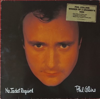 Phil Collins &amp;lrm;&amp;ndash; No Jacket Required, LP, Europe, 1985, stare excelenta ( VG+) foto