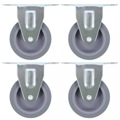 vidaXL Roți fixe, 4 buc., 75 mm 143419