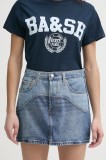 Levi&#039;s fusta ICON SKIRT WESTERN YOKE mini, drept, 001VJ