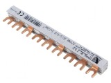 Bara colectoare 12mm&sup2; 3 Poli 400V 80A tip pieptene PVC