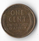 Moneda 1 cent 1953 D - SUA, America Centrala si de Sud, Cupru (arama)