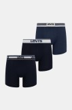 Levi&#039;s boxeri 3-pack culoarea bleumarin, 37149-1189