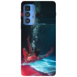Husa compatibila cu Motorola Moto G71 5G model Drowning, Silicon, TPU, Viceversa