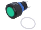 Comutator ONPOW LAS1-APY-11/G/24V/P 2 Poziții SPDT 0,5A IP65 acționat prin apăsare