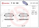 Set placute frana spate BREMBO P24160