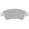 Set placute frana,frana disc RENAULT MEGANE I (BA0/1) (1995 - 2004) KRIEGER 0950006474