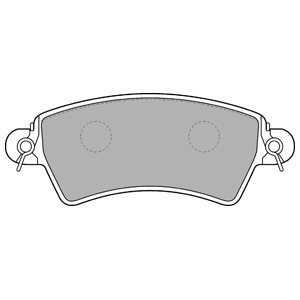 Set placute frana,frana disc PEUGEOT 306 Hatchback (7A, 7C, N3, N5) (1993 - 2003) KRIEGER 0950006474