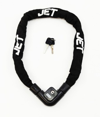 Antifurt cu cheie JET LOCK TY-754 lant, 8x900mm culoare negru Cod:Z049 foto