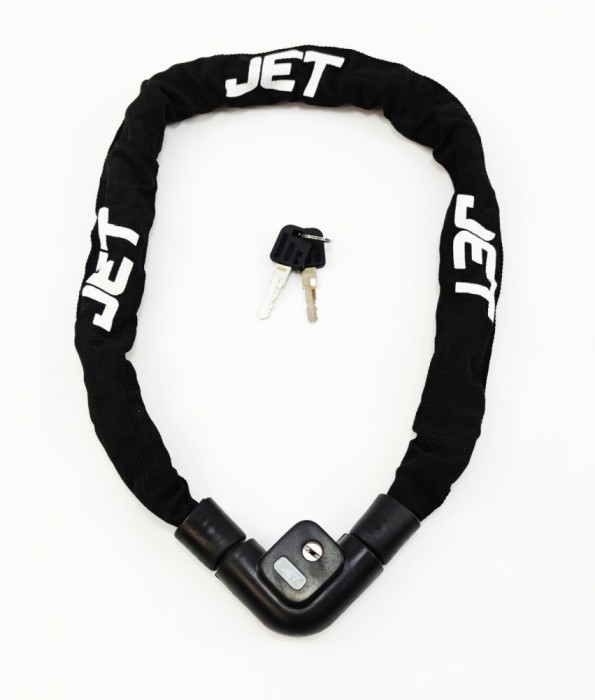 Antifurt cu cheie JET LOCK TY-754 lant, 8x900mm culoare negru Cod:Z049